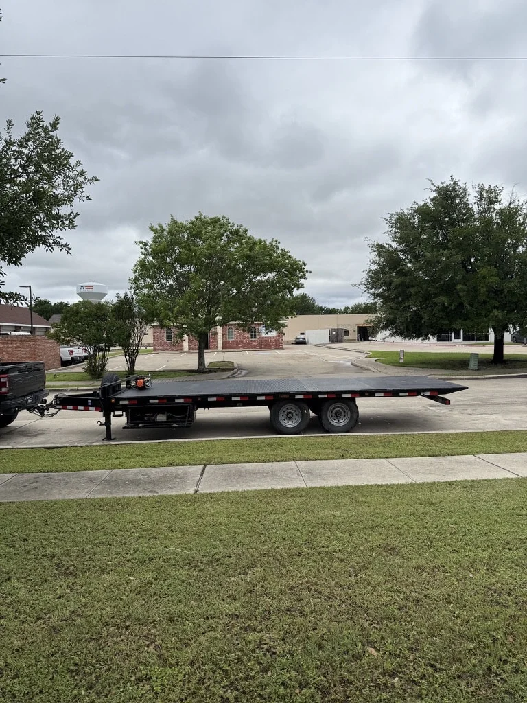 22ft Tilt Deck 22-foot tilt deck equipment trailer rental in McKinney