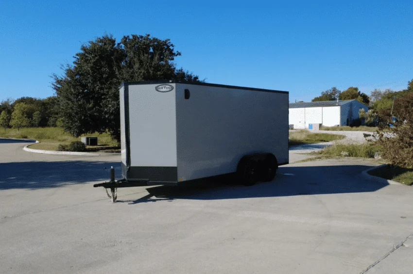 7×16 enclosed trailer listing specs for weight planning